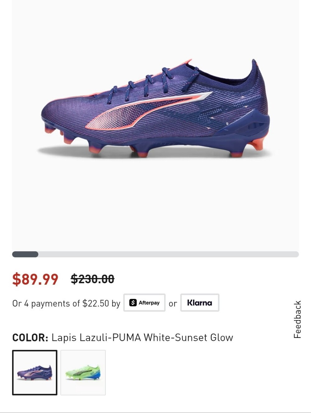 Puma Women's Athletic Cleats in Purple with Pink Accents